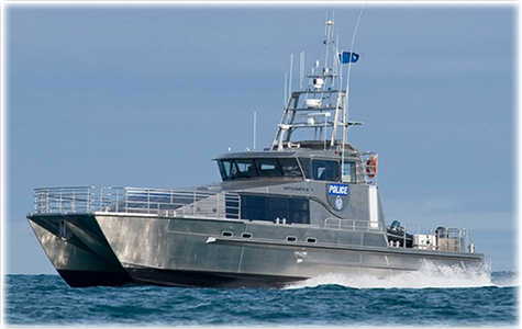 NZ Police maritime patrol vessel